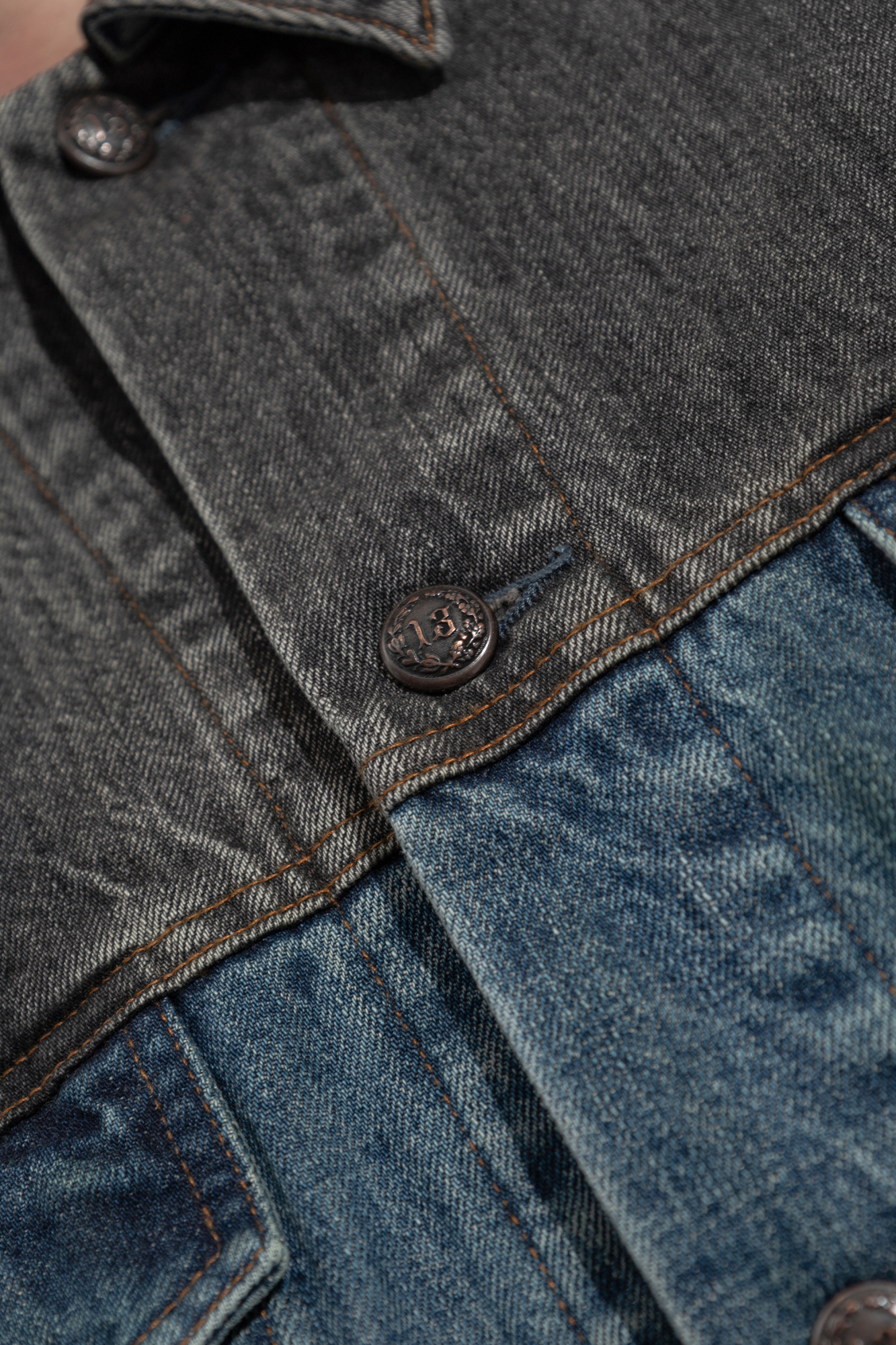 R13 Denim jacket in 'oversize' style | Women's Clothing | Vitkac